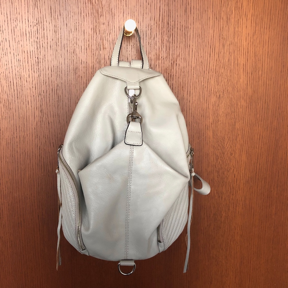 Rebecca Minkoff Line Quilted Julian Backpack - Ash